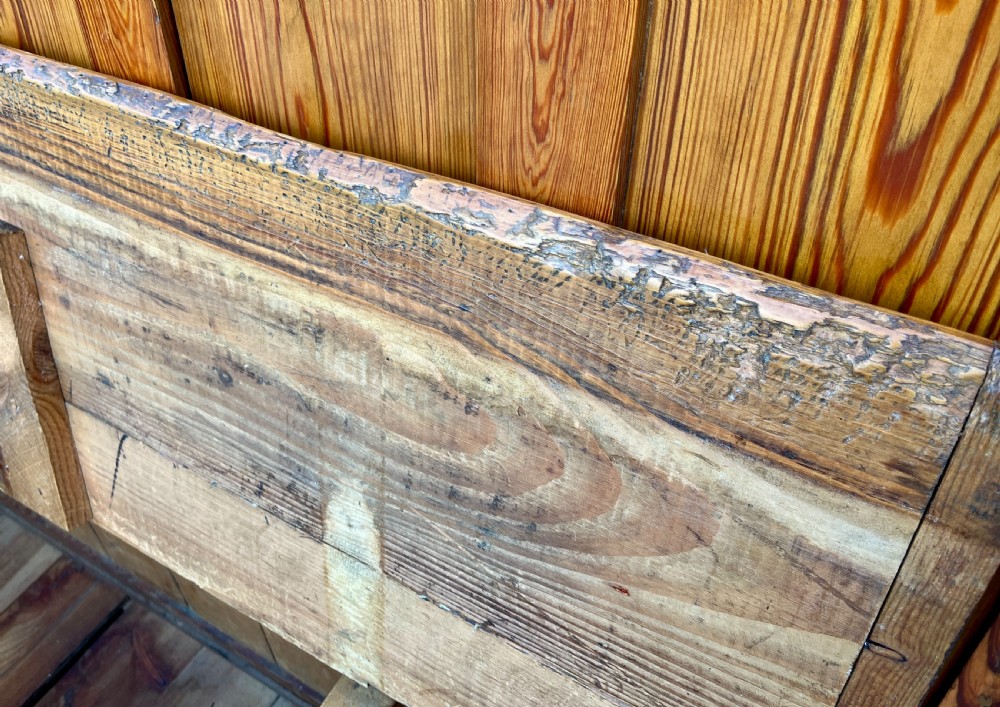 Antique Welsh Pine Box Settle View VI