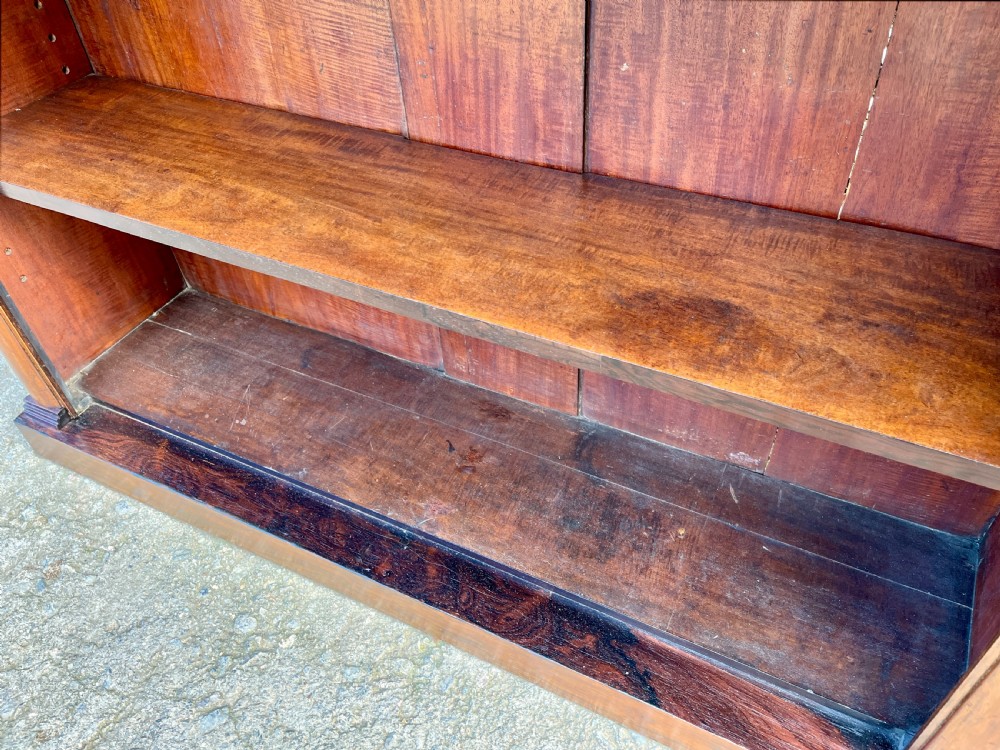Victorian Rosewood Open Bookcase View XI