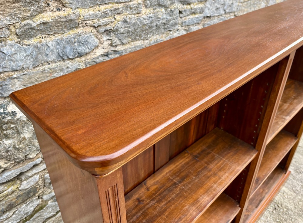 Large Edwardian Open Bookcase View X