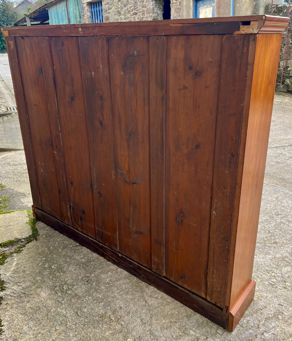 Large Edwardian Open Bookcase View XI