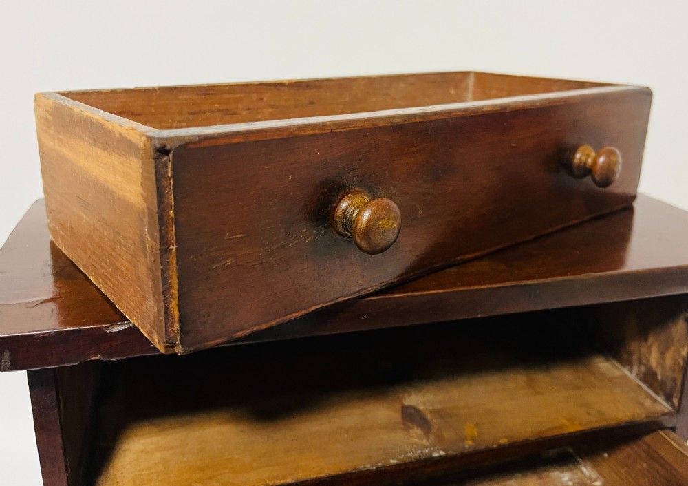 Victorian Mahogany Apprentice Chest of Drawers View VII