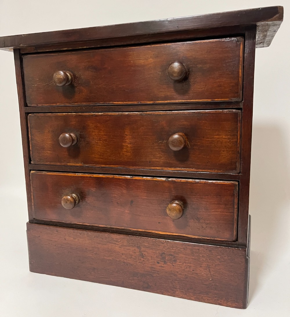 Victorian Mahogany Apprentice Chest of Drawers View IX