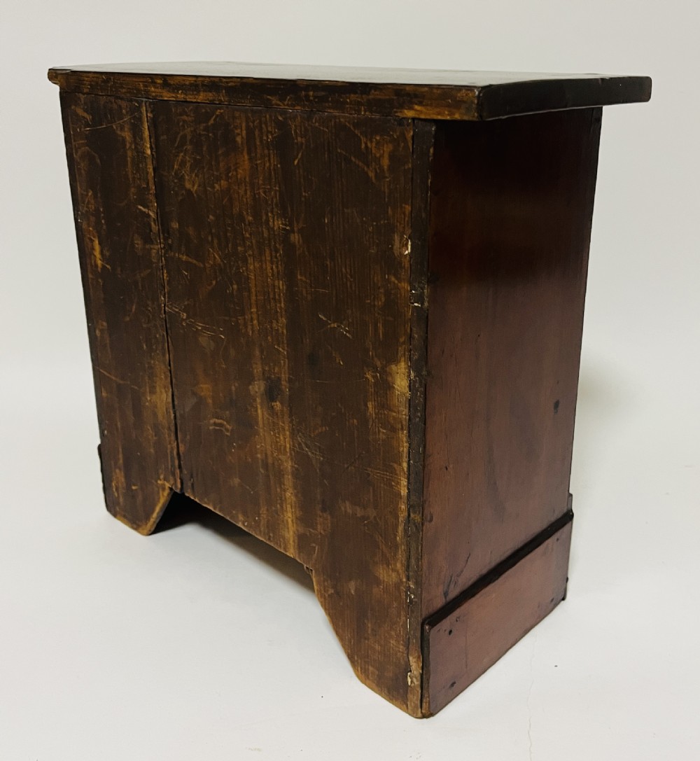 Victorian Mahogany Apprentice Chest of Drawers View XIII