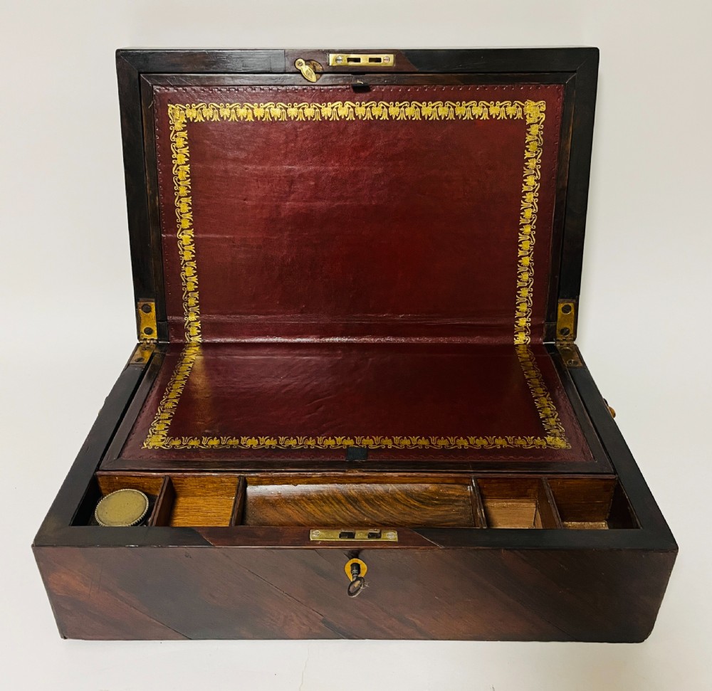 Victorian Rosewood Writing Slope