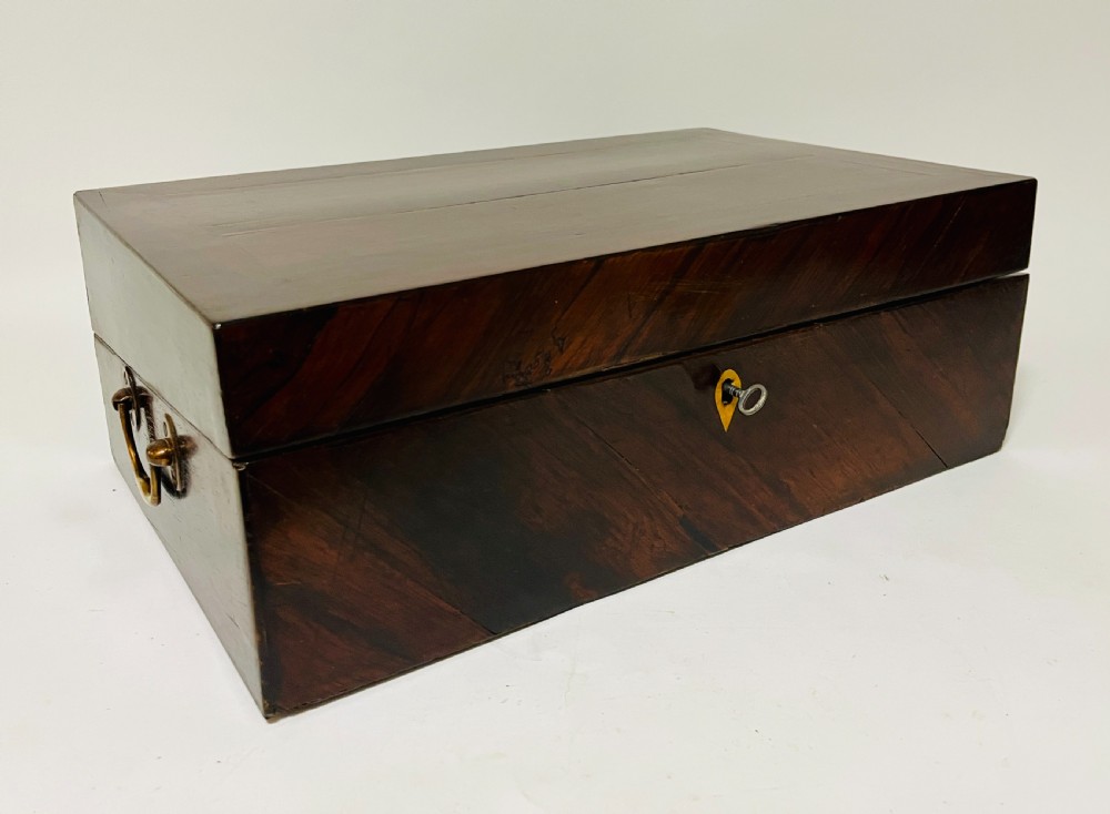 Victorian Rosewood Writing Slope View XVII