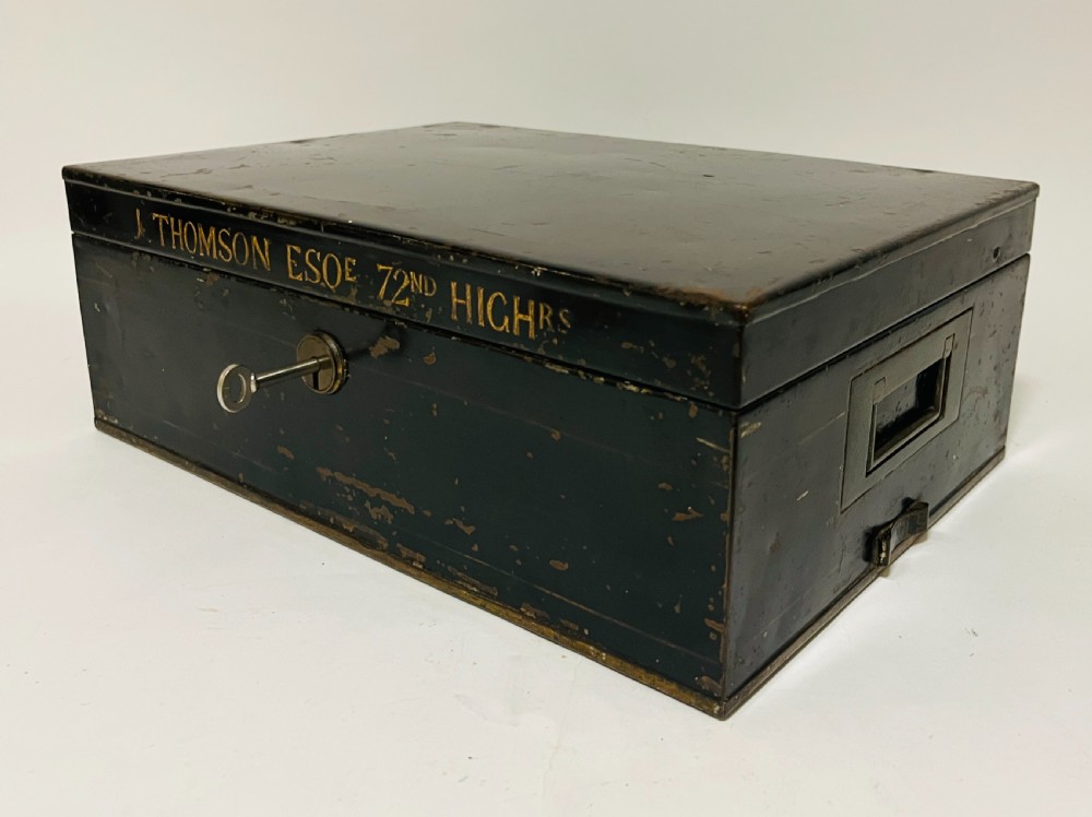 Antique Military Document Box View IX