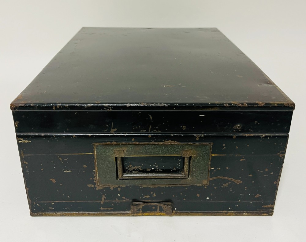 Antique Military Document Box View X