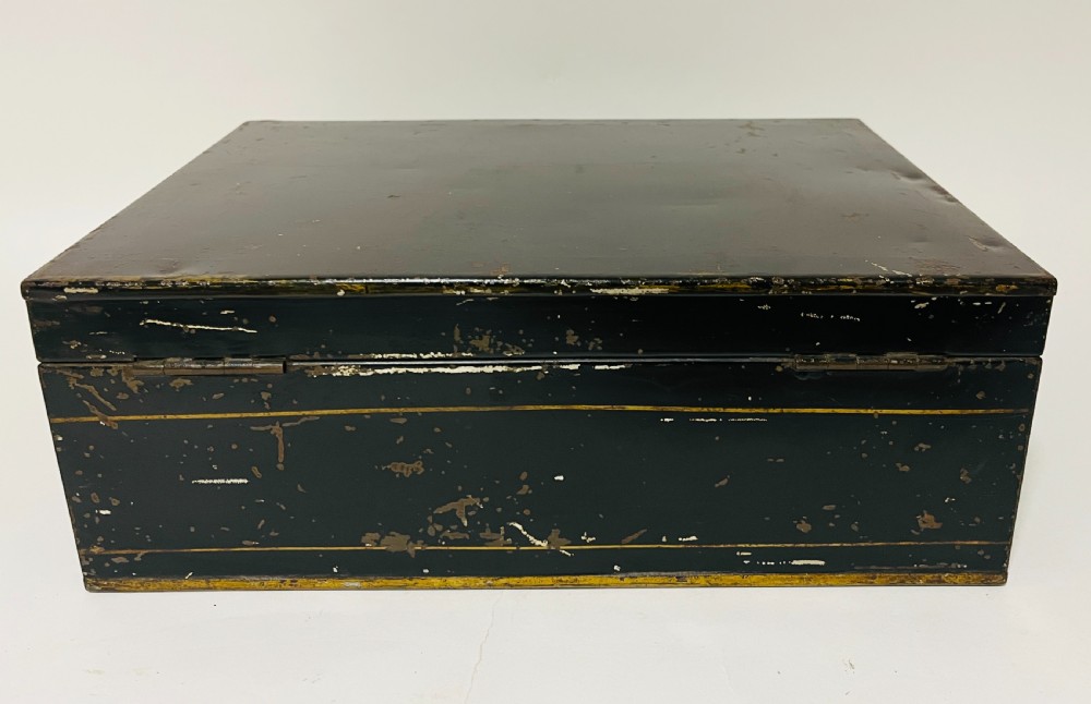 Antique Military Document Box View XII