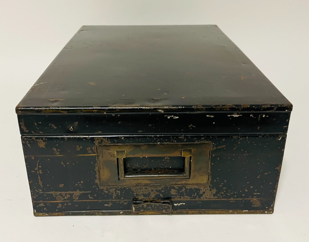 Antique Military Document Box View XIII