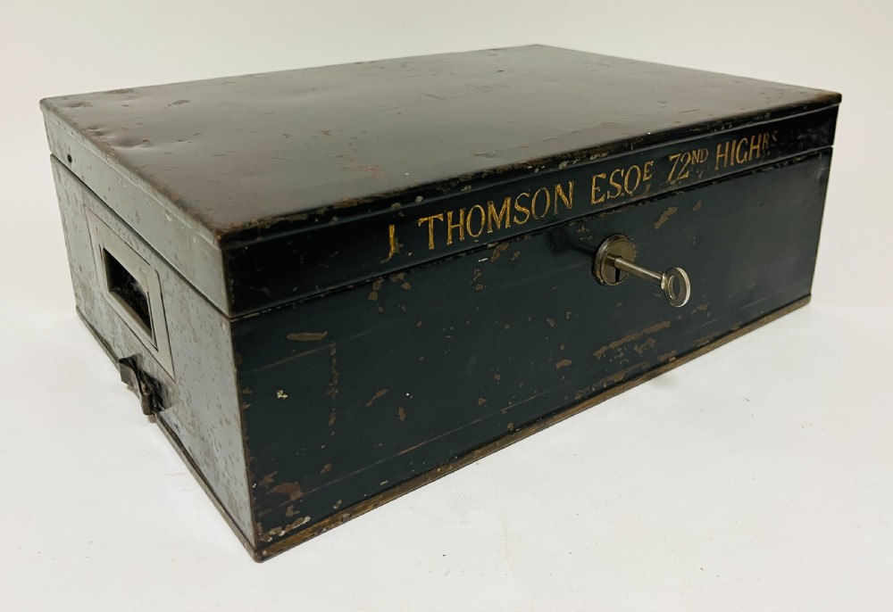 Antique Military Document Box View XIV
