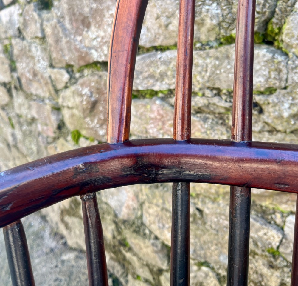 Antique Elm and Yew Wood Windsor Chair View VIII