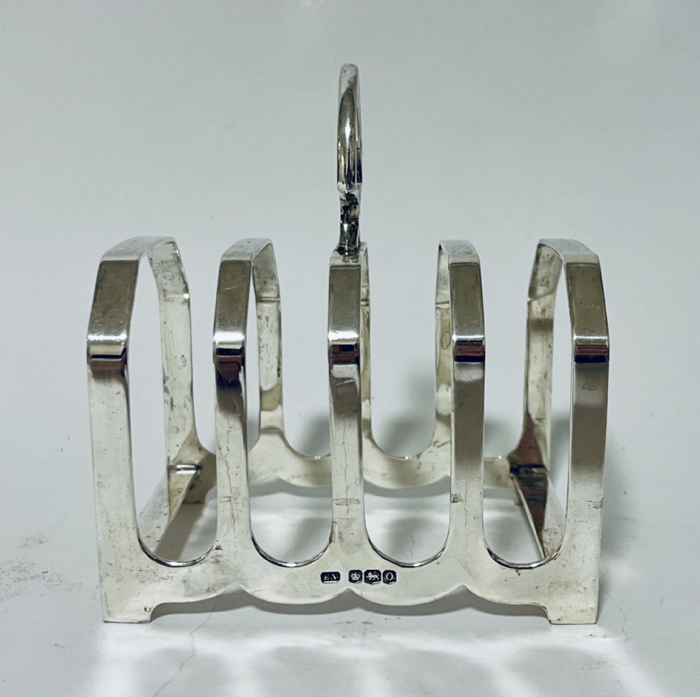 Antique Silver Toast Rack