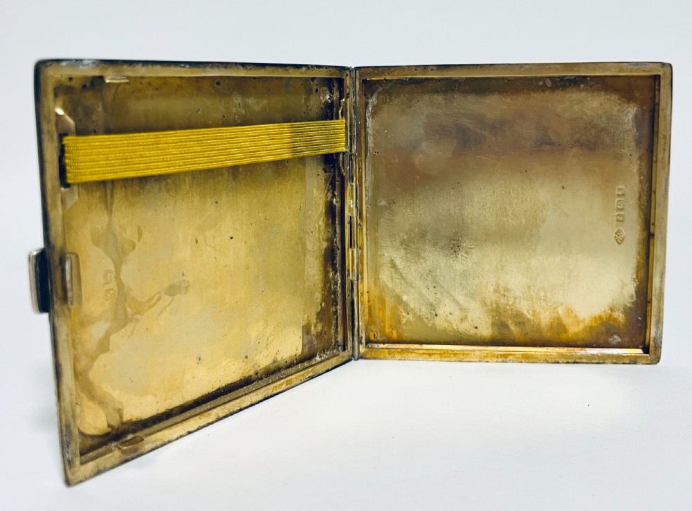 Antique Silver Cigarette Case View V