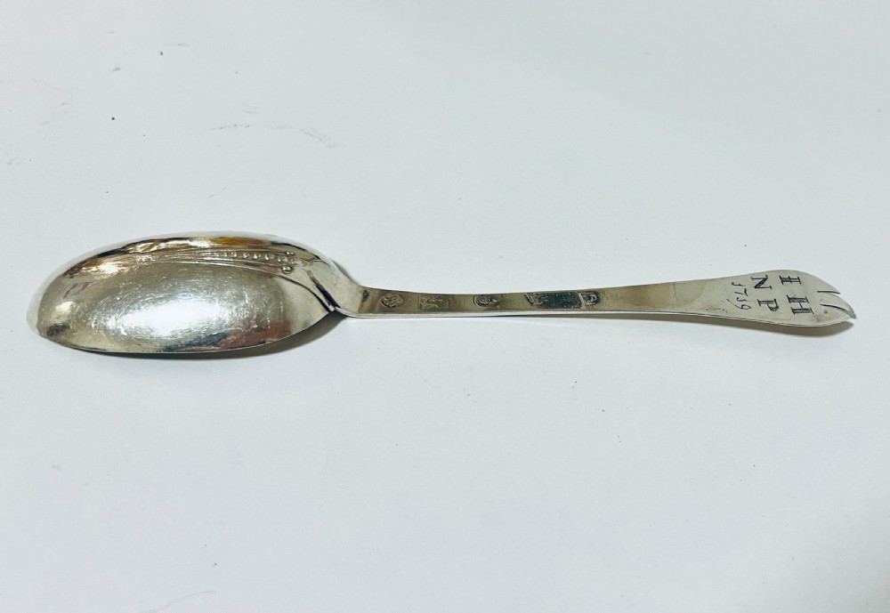 18th Century Exeter Silver Trefid Spoon View V