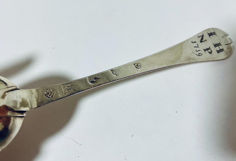 18th Century Exeter Silver Trefid Spoon View VII