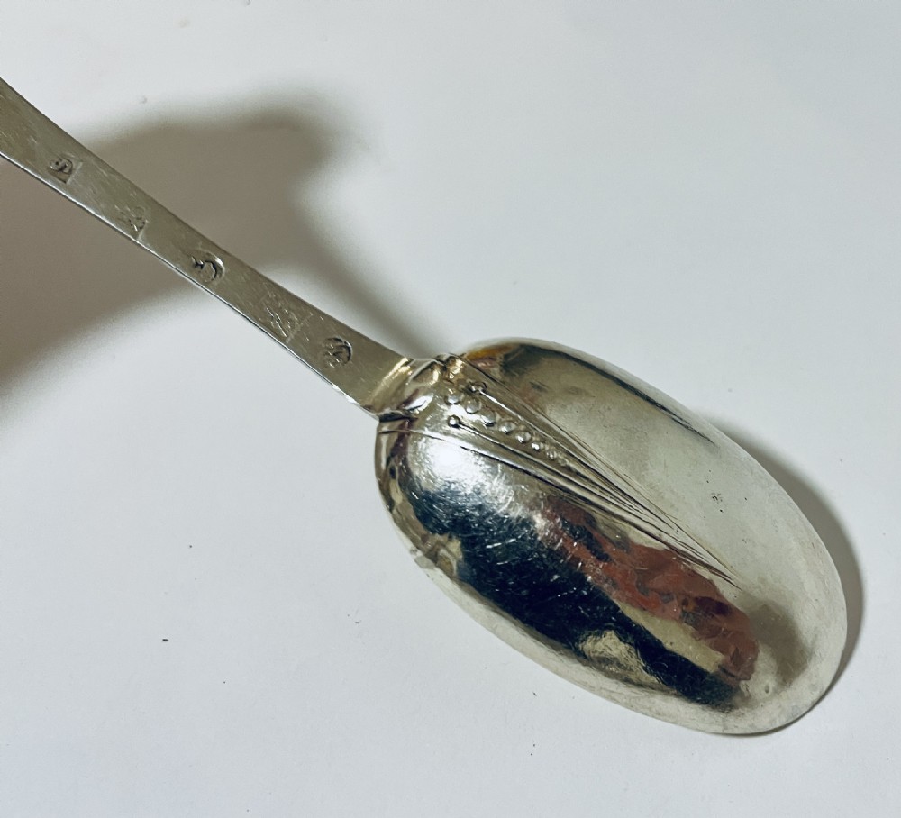 18th Century Exeter Silver Trefid Spoon View XII