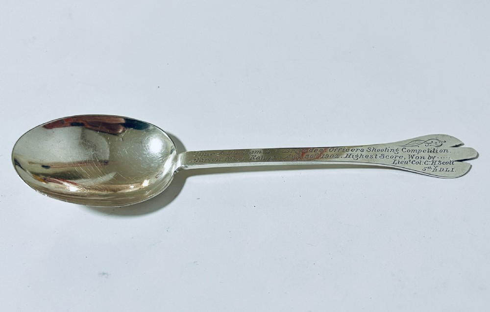 Antique Silver Trefid Spoon View III