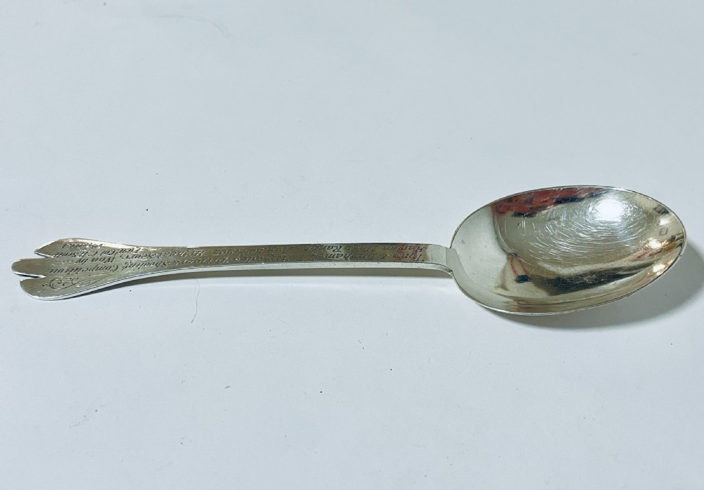 Antique Silver Trefid Spoon View VI