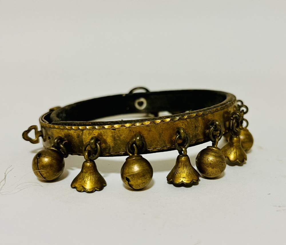 Rare Victorian Gilt Dog Collar View III