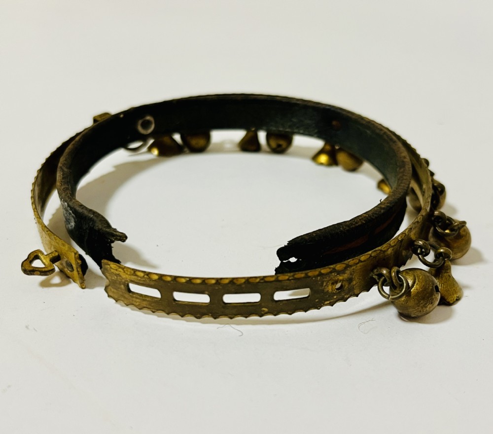 Rare Victorian Gilt Dog Collar View VIII