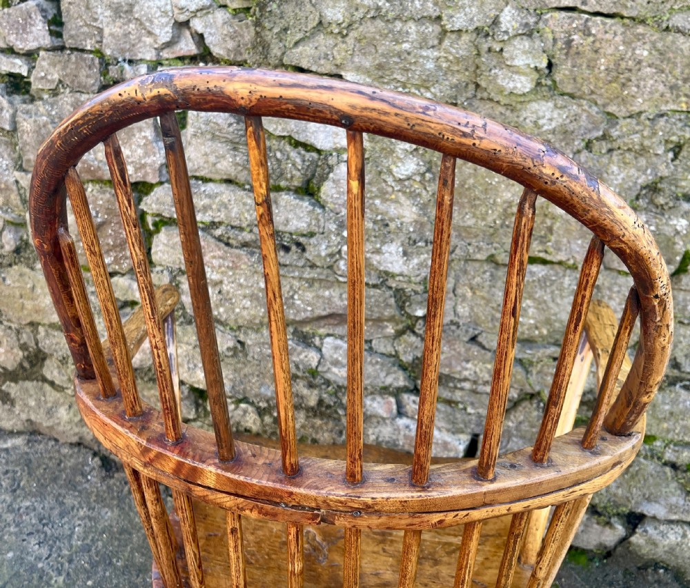 Primitive Westcountry Windsor Chair View V