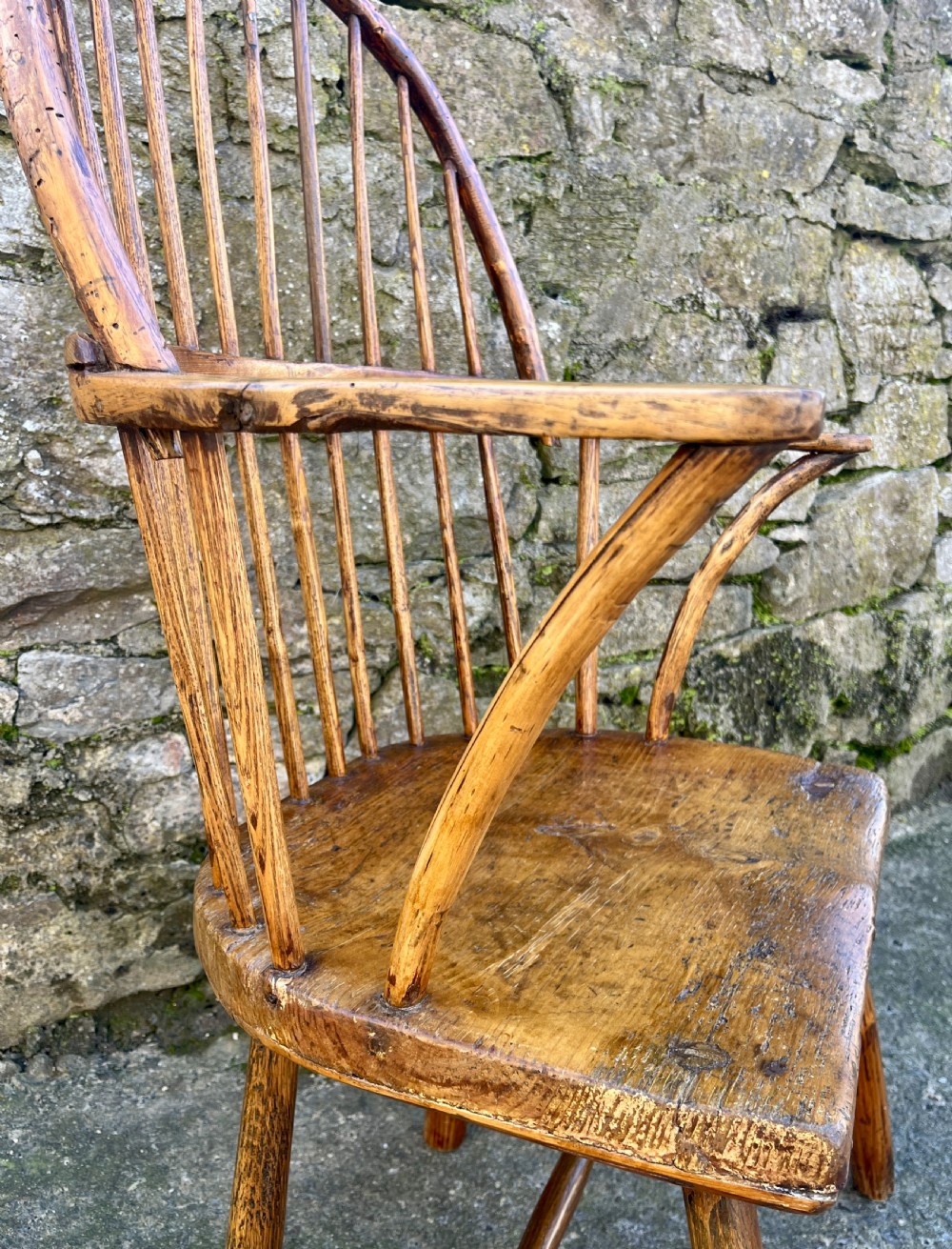 Primitive Westcountry Windsor Chair View X