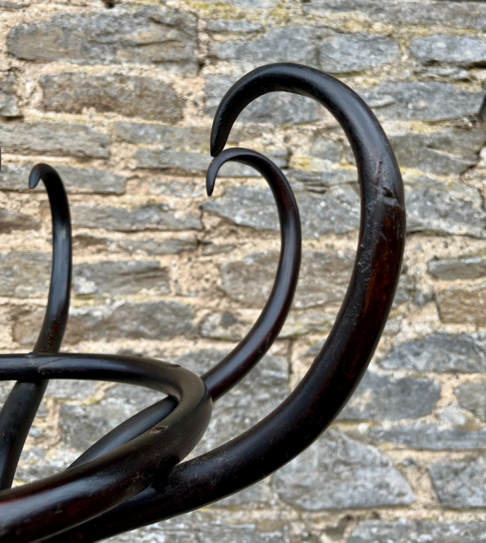 Large Antique Bentwood Hat and Coat Stand View VII
