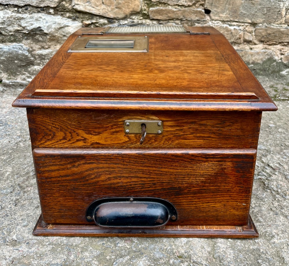Antique Oak Shop Till View II