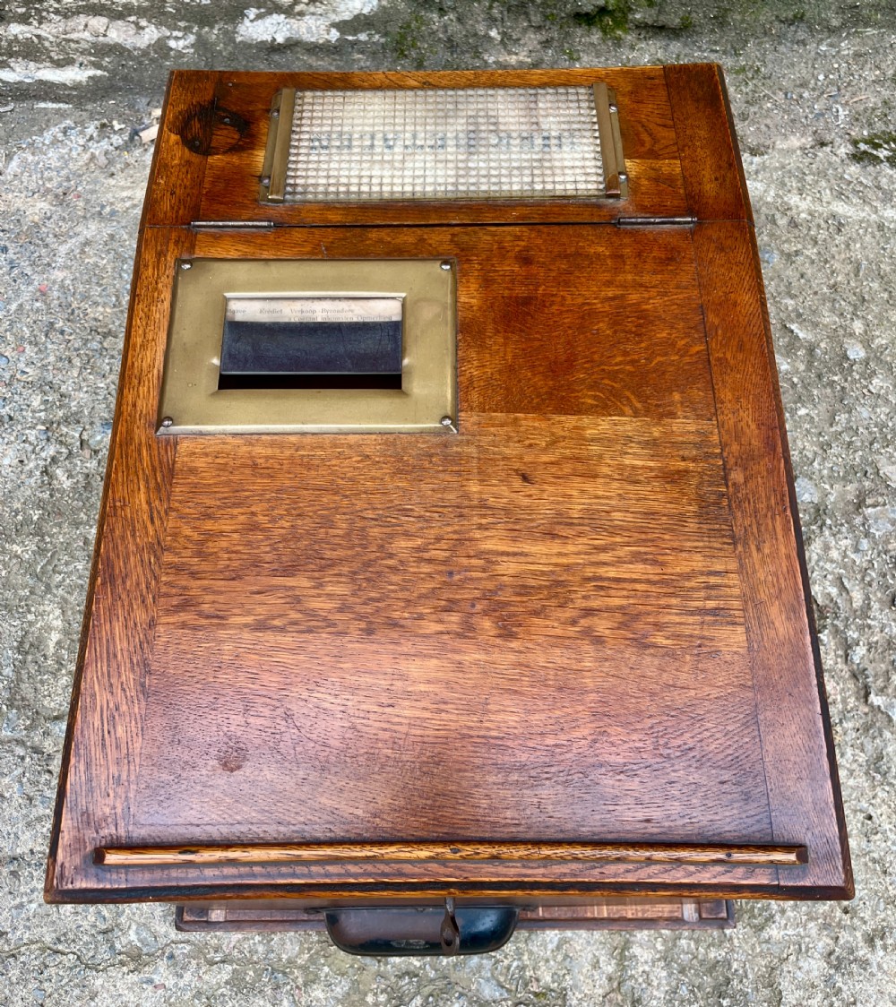 Antique Oak Shop Till View III
