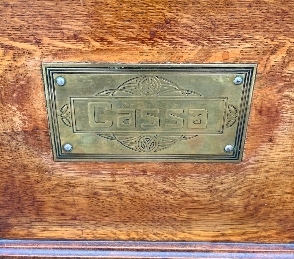 Antique Oak Shop Till View XII