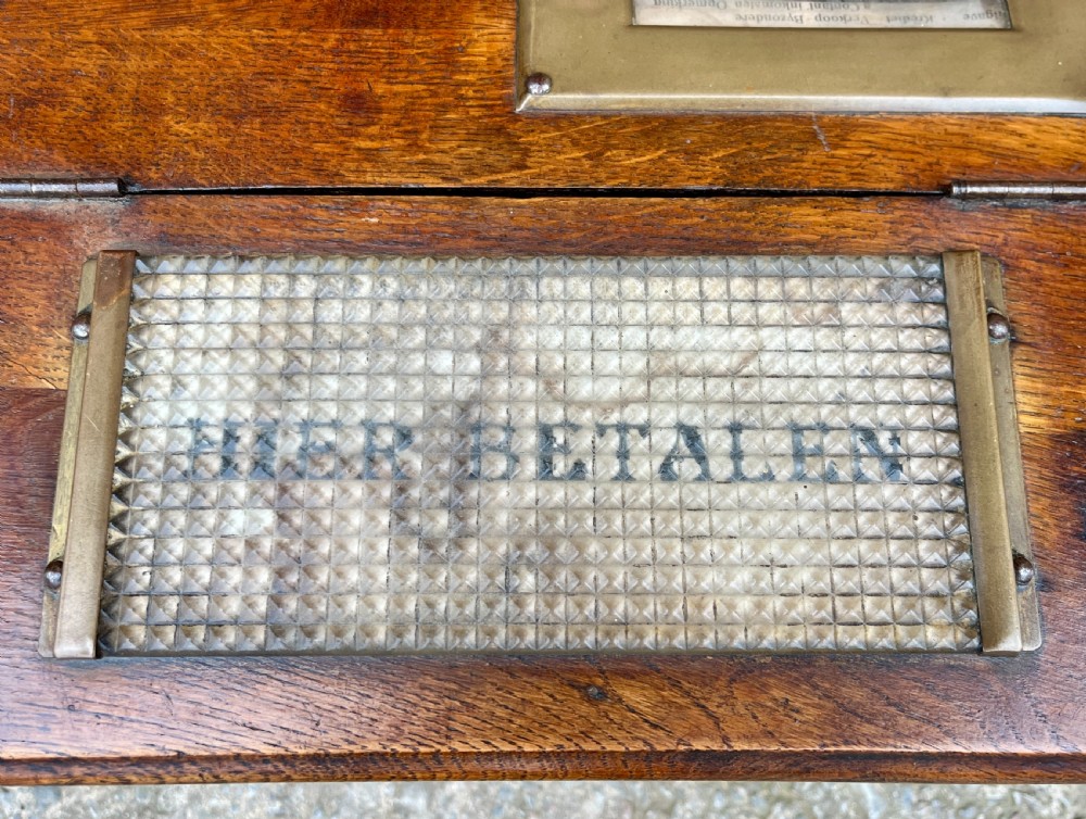 Antique Oak Shop Till View XIII