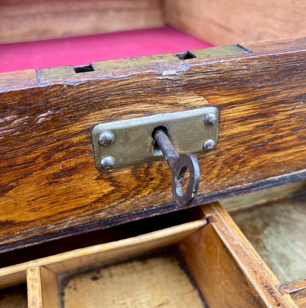 Antique Oak Shop Till View XVIII