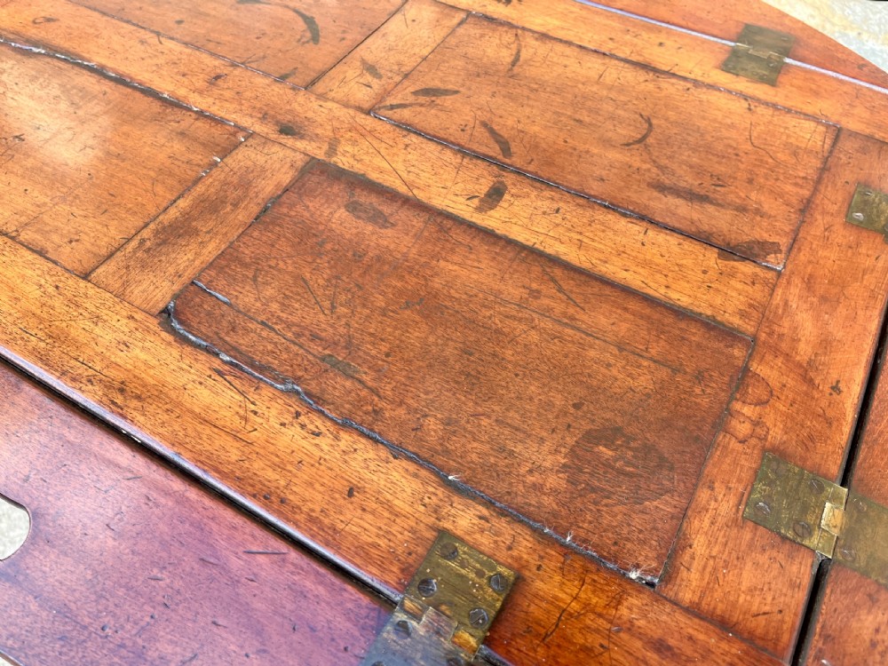 Georgian Mahogany Folding Butlers Tray View VII