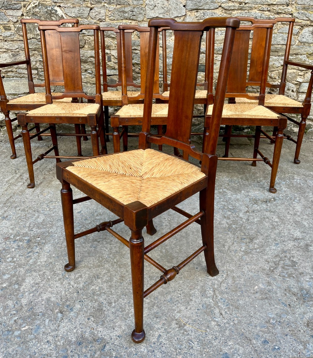 Set of 8 Arts and Crafts Dining Chairs View IV