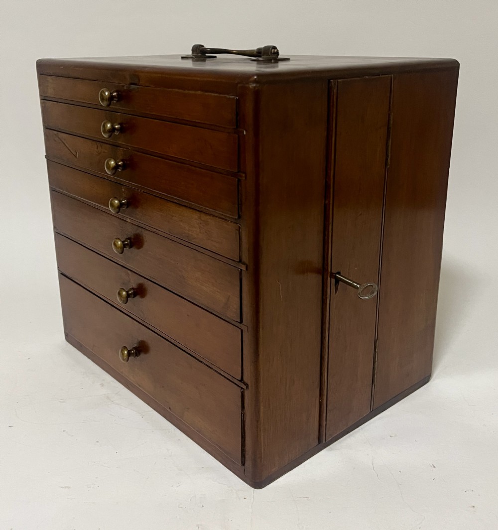 Antique Mahogany Specimen Drawers View IV