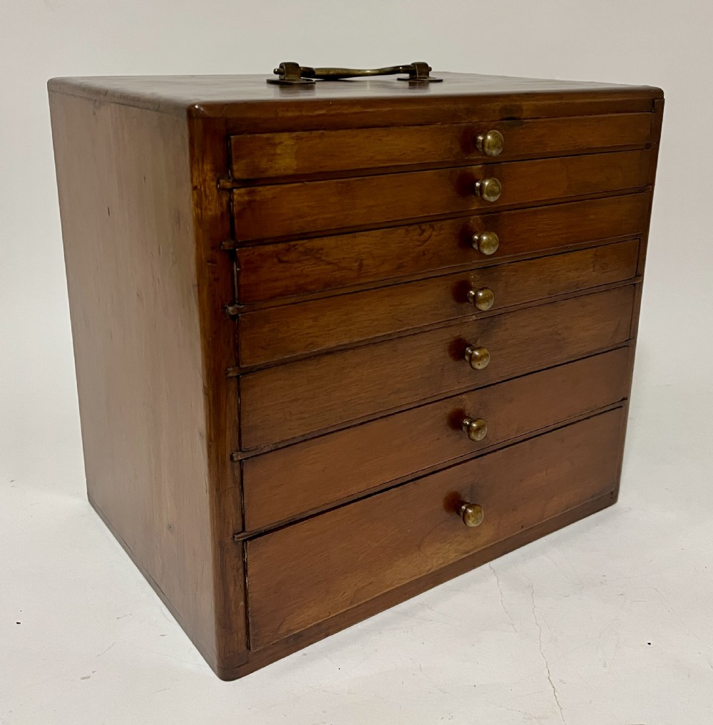 Antique Mahogany Specimen Drawers View VIII