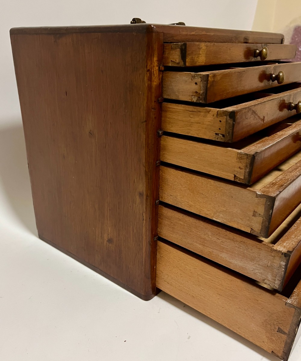 Antique Mahogany Specimen Drawers View XII