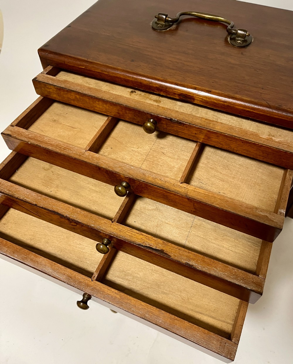Antique Mahogany Specimen Drawers View XIII