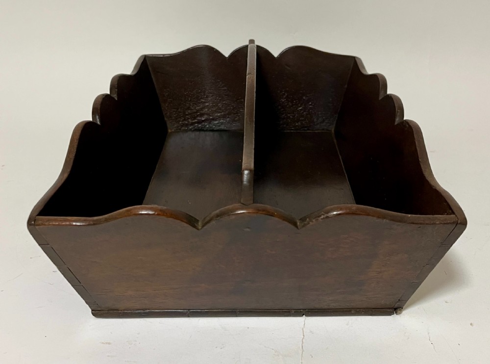 Georgian Mahogany Cutlery Tray View VI