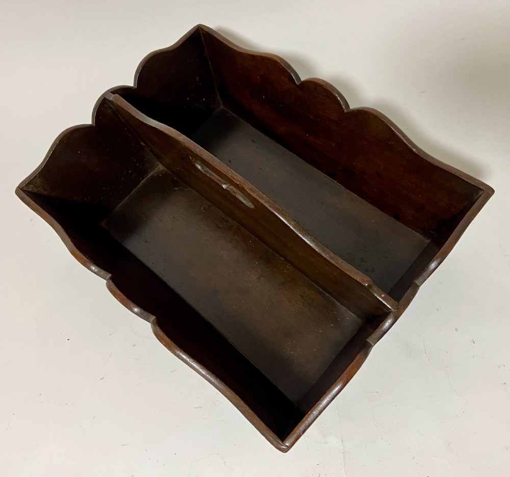 Georgian Mahogany Cutlery Tray View IX
