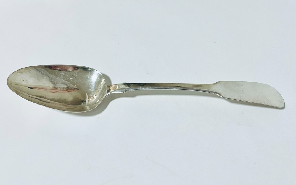Georgian Exeter Silver Serving Spoon