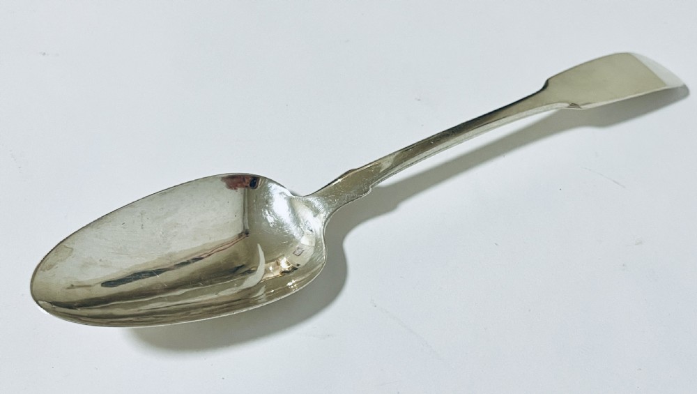 Georgian Exeter Silver Serving Spoon View II