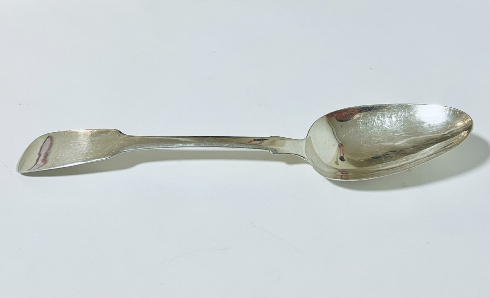 Georgian Exeter Silver Serving Spoon View III