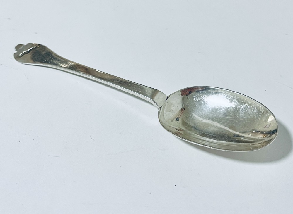 17th Century Silver Trefid Spoon View III