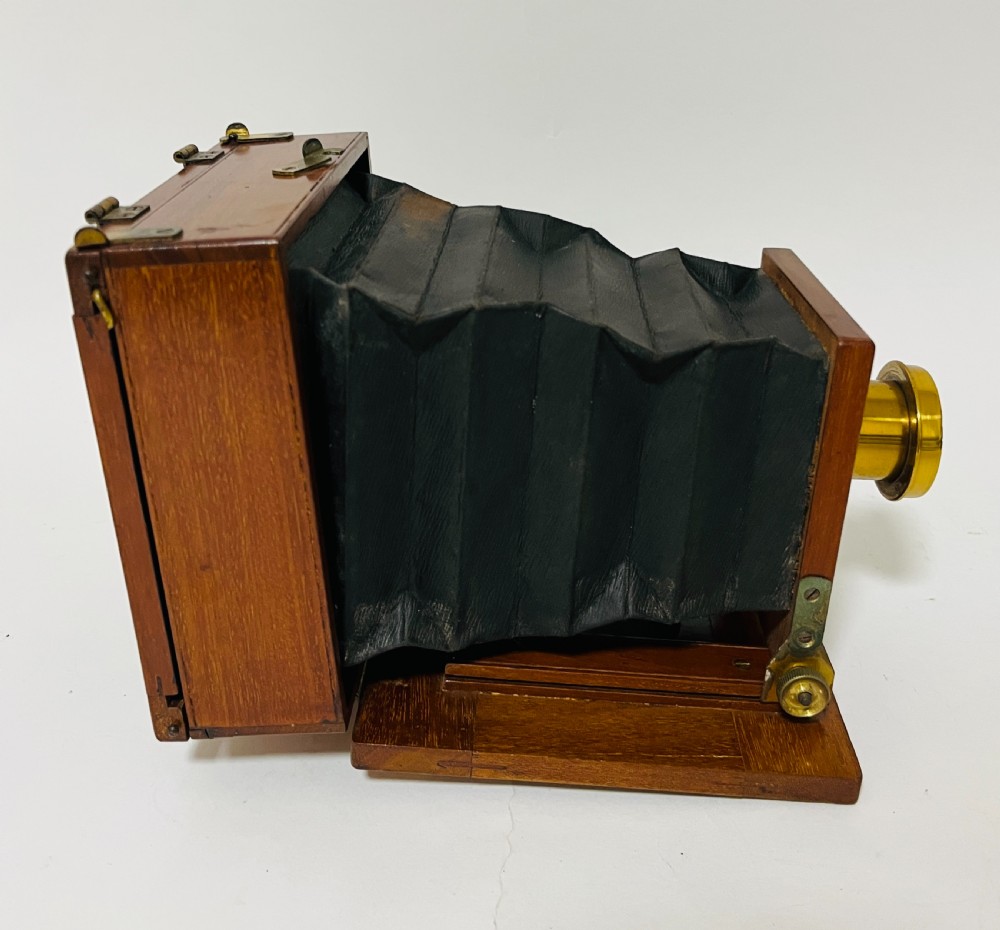 Antique Quarter Plate Mahogany Field Camera View IV