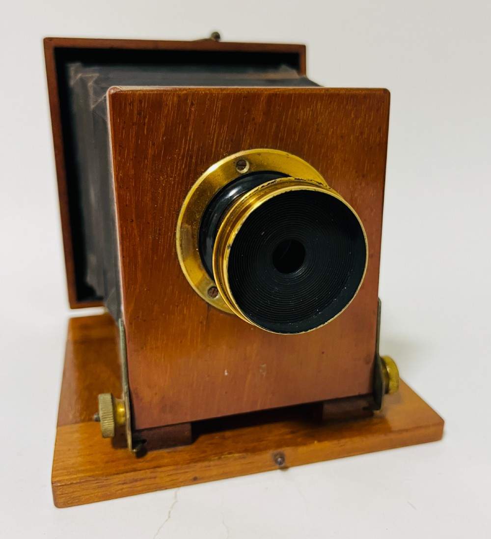 Antique Quarter Plate Mahogany Field Camera View VI