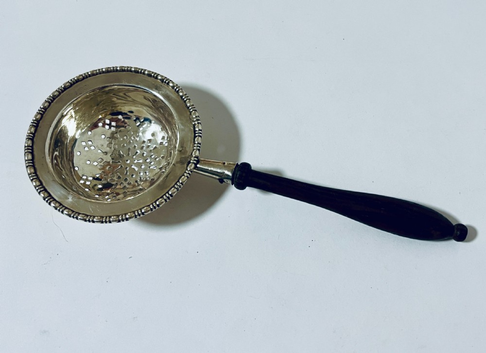 Antique Silver Tea Strainer View II