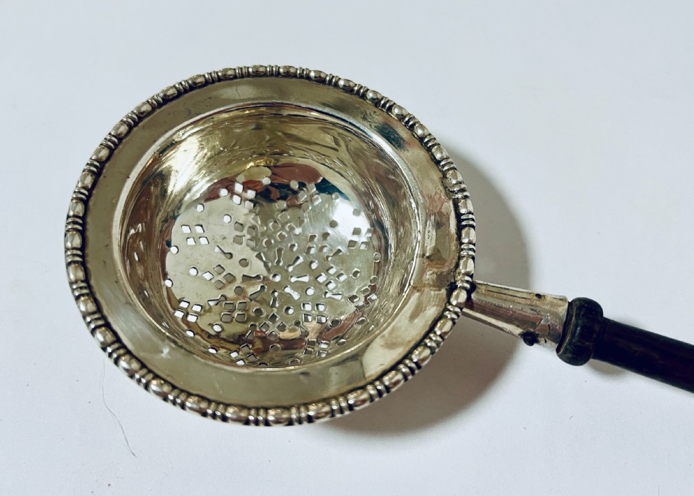 Antique Silver Tea Strainer View III