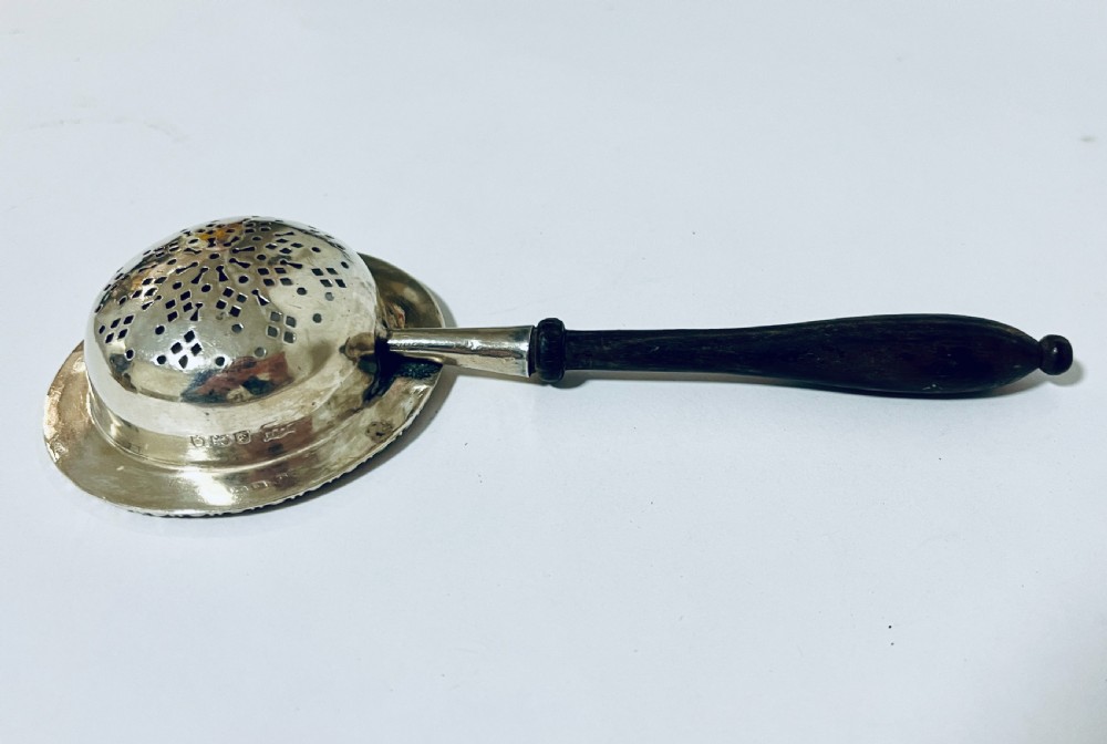 Antique Silver Tea Strainer View IV