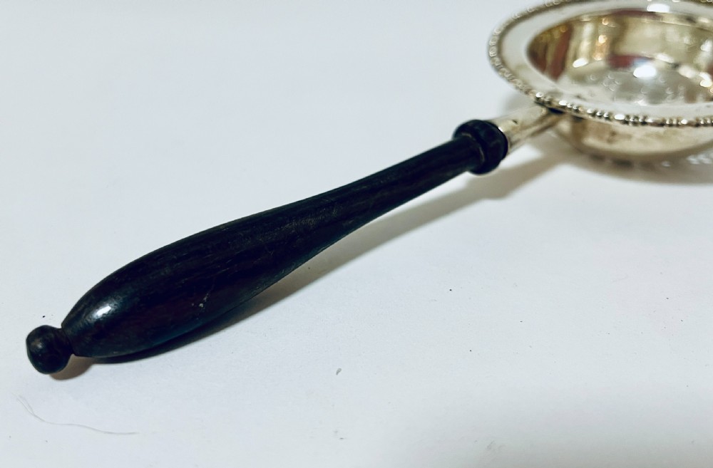 Antique Silver Tea Strainer View VI